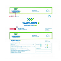 WARFARIN 2(Warfarin natri) - Thuốc tác dụng lên quá trình đông máu