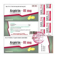 Aspirin 81mg (Acetylsalicylic acid) – Thuốc điều trị cơn đau cấp, Việt Nam