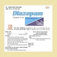 Diazepam – Thuốc chống loạn thần, Pharmedic Việt Nam