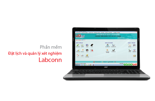 Phần mêm đặt lịch và quản lý xét nghiệm Labconn